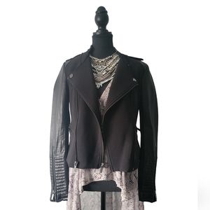 XS BCBG Max Azria Leather Jacket